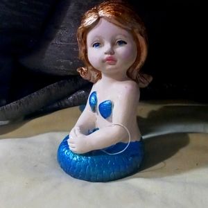 Hand painted lil' mermaid